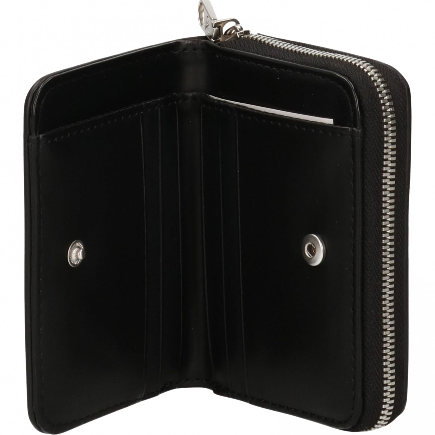 Portafoglio Calvin Klein Sculpted Medium Flap Zip NERO