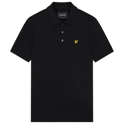 Polo Lyle e Scott Plain Polo Shirt JET BLAC