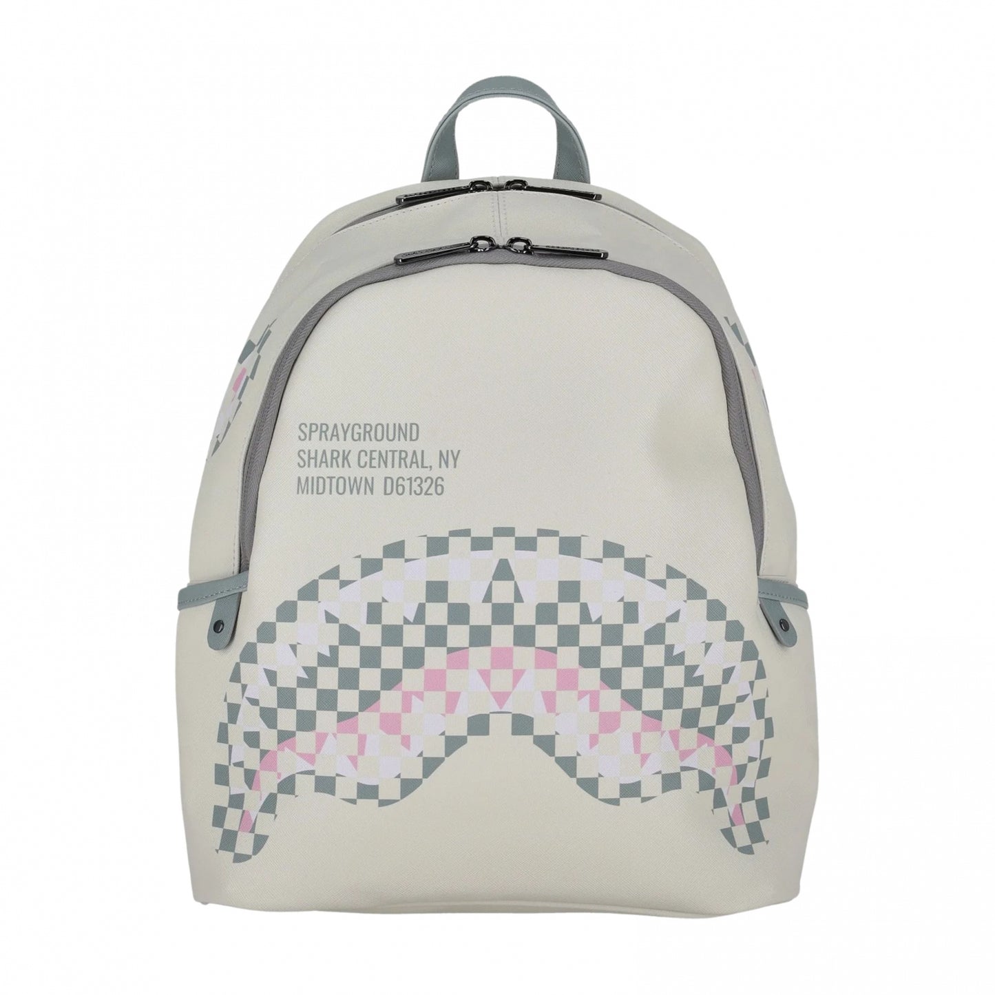 Zainetto Sprayground Cream Check Shark Central Savage