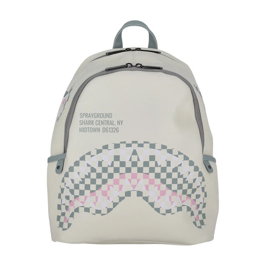 Zainetto Sprayground Cream Check Shark Central Savage