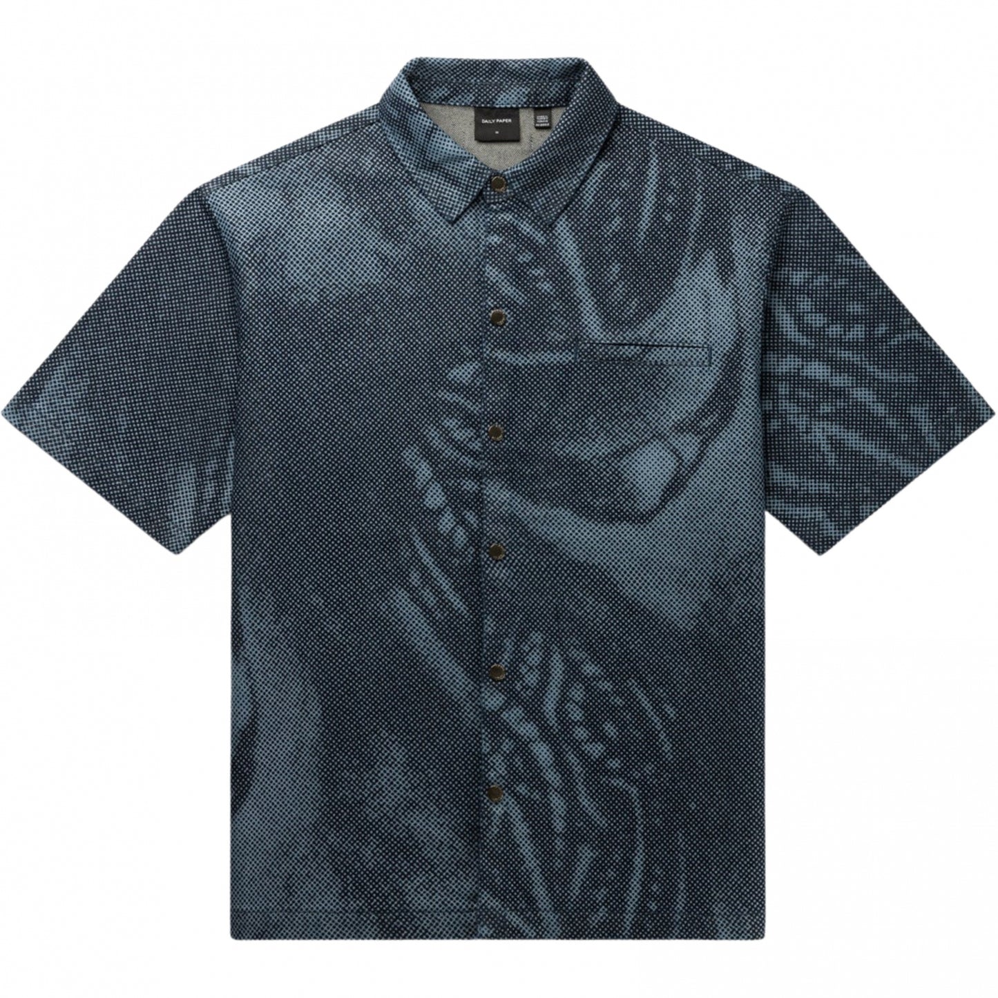 Camicia Daily Paper Braids Denim Shirt