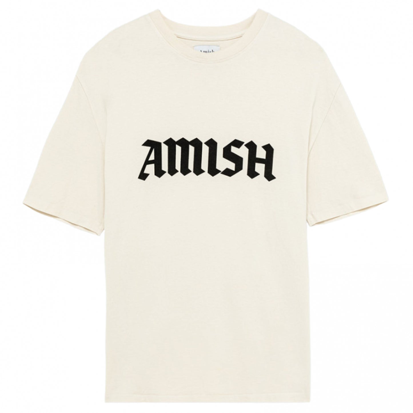 Maglietta Amish Tee Crop Jersey Logo Gothic