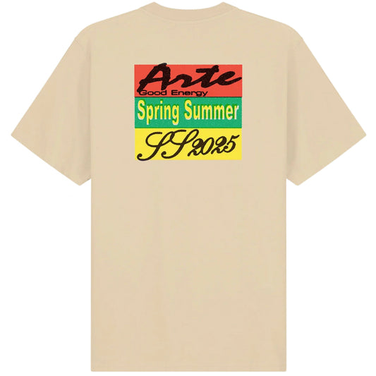 Maglietta Arte Multicolor Print Tee