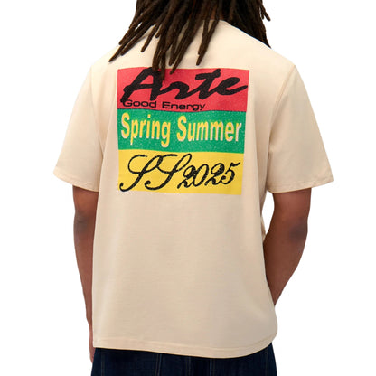 Maglietta Arte Multicolor Print Tee