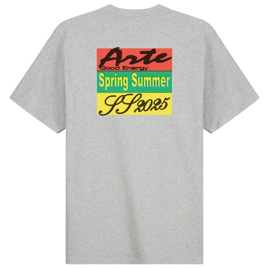 Maglietta Arte Multicolor Print Tee