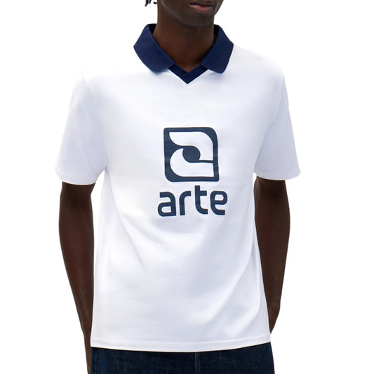 Maglietta Arte Logo Collar Tee