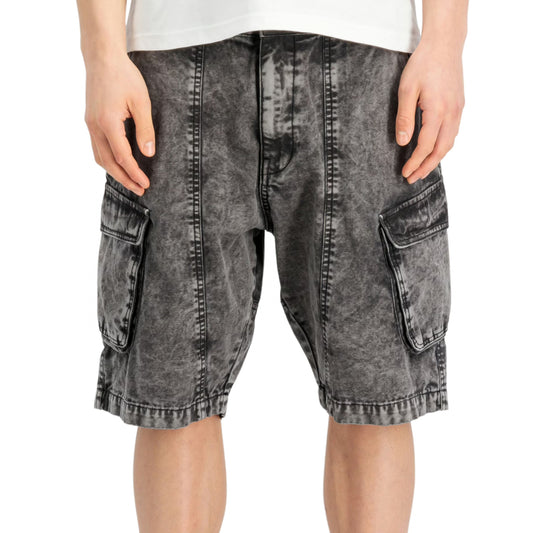 Pantaloncino Alpha Industries Canvas Acid Shorts NERO