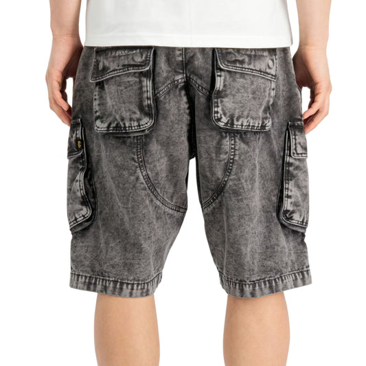 Pantaloncino Alpha Industries Canvas Acid Shorts NERO