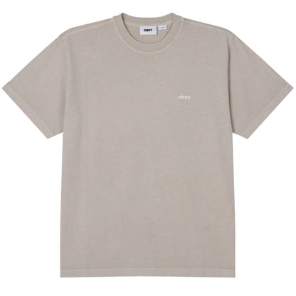 Maglietta Obey Lowercase Pigment SS Tee GRIGIO