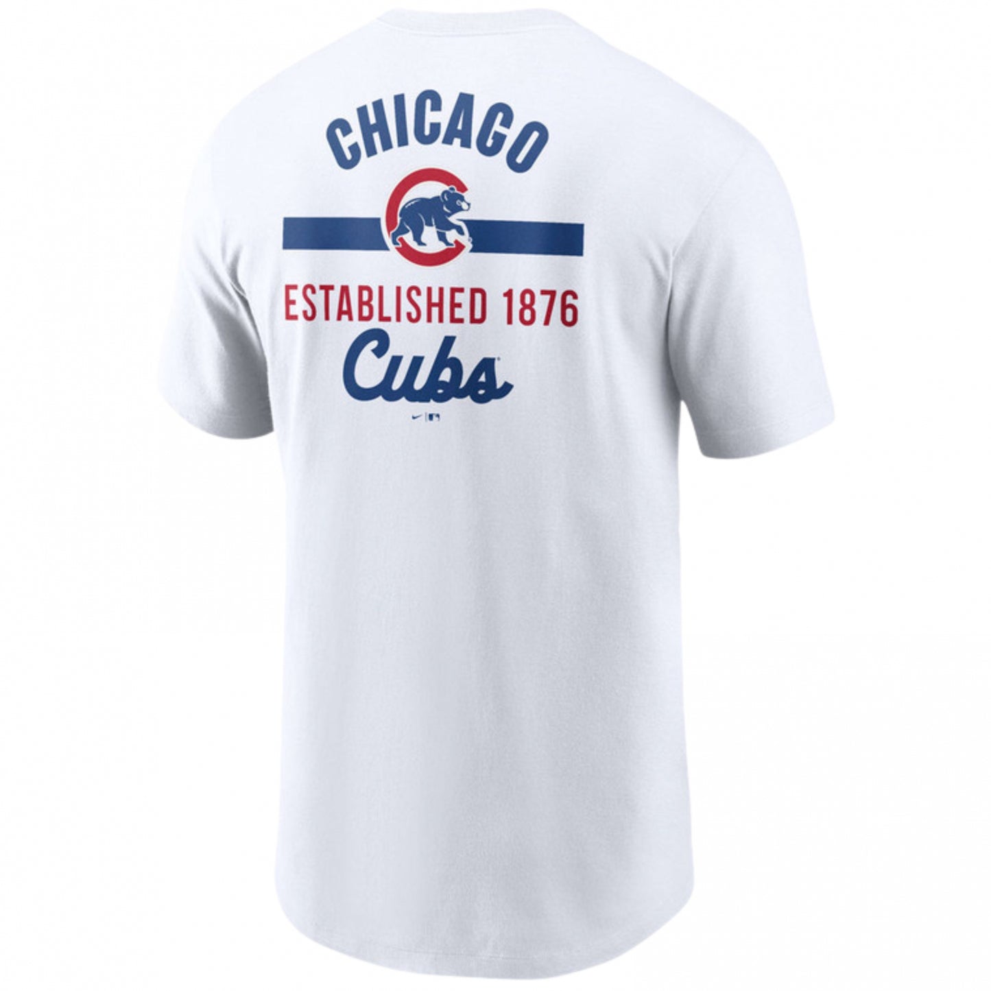 Maglietta Nike USA MLB 2 Hit Cotton Tee CHICUB BIANCO