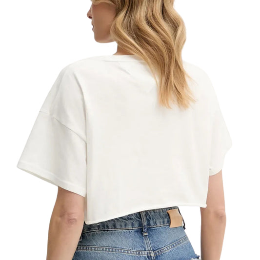Maglietta Tommy Jeans Regular Waist Tie Badge Tee