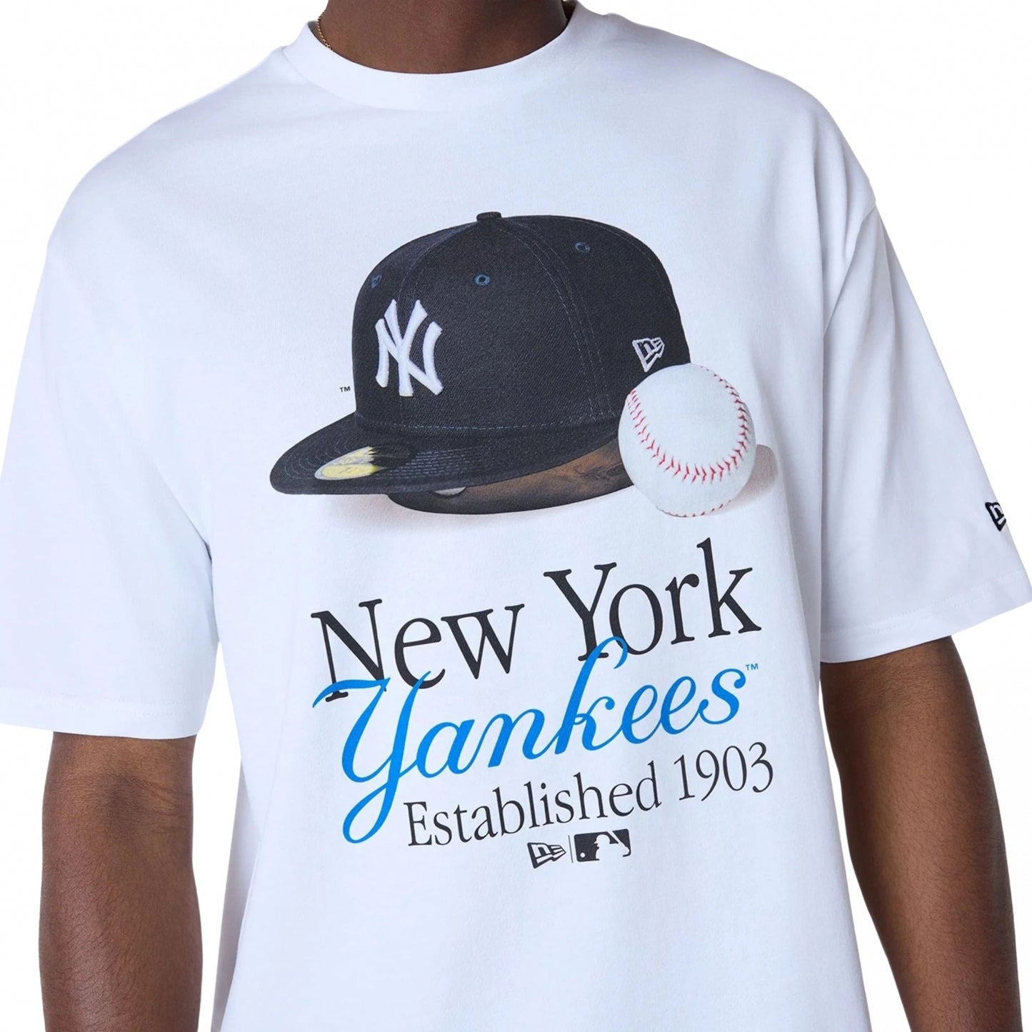 Maglietta New Era MLB Script Graphic Tee NEYYAN UNICO