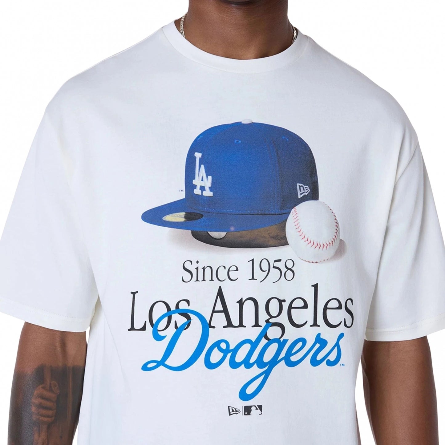 Maglietta New Era MLB Script Graphic Tee LOSDOD UNICO
