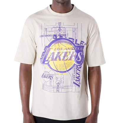 Maglietta New Era NBA Graphic Tee LOSLAK UNICO