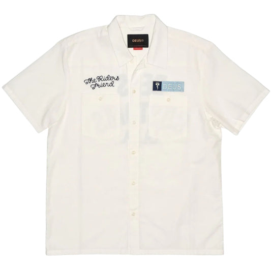 Camicia Deus Forecourt Shirt BIANCO