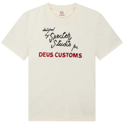 Maglietta Deus Specter Rare Birds Tee BIANCO