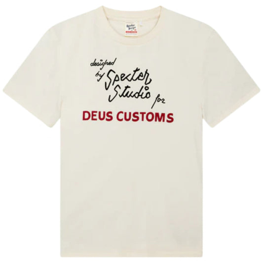 Maglietta Deus Specter Rare Birds Tee BIANCO