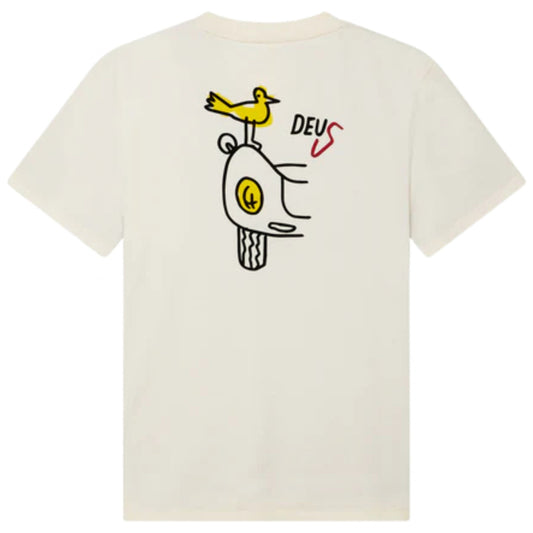 Maglietta Deus Specter Rare Birds Tee BIANCO