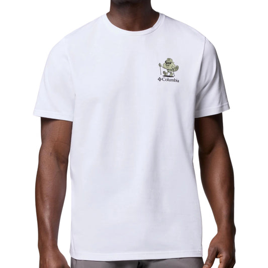 Maglietta Columbia Hageman Graphic Tee BIANCO