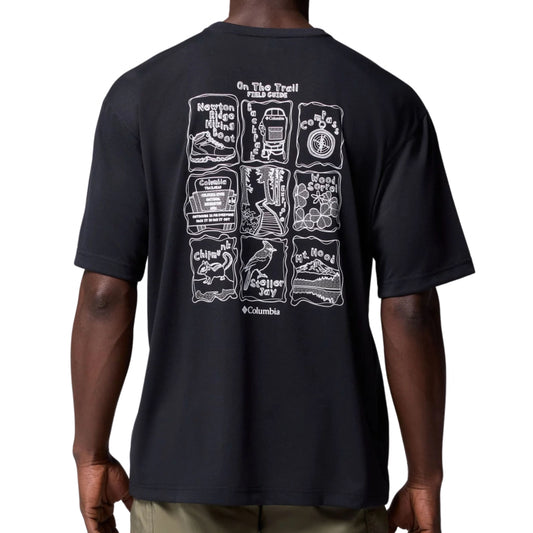 Maglietta Columbia Cedar Trail Back Graphic Tee NERO