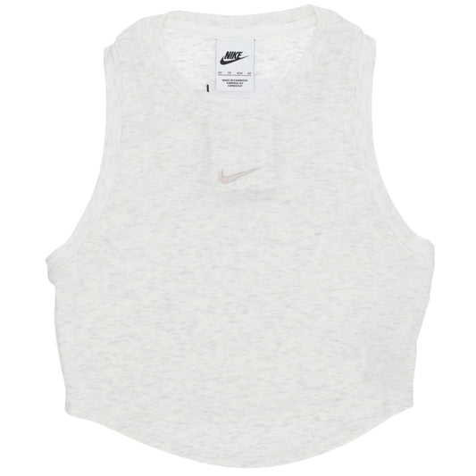 Top Nike Sportswear Essential Rib Crop Top GRIGIO