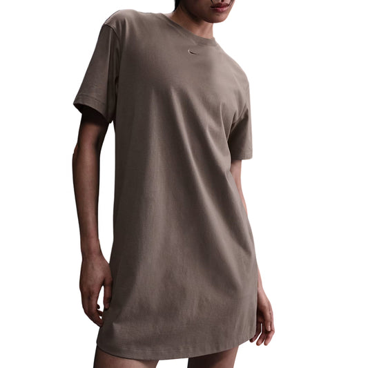 Vestito Nike Sportswear Essential SS Dress Tee MARRONE
