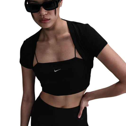 Top Nike SPortswear Chill Knit NERO