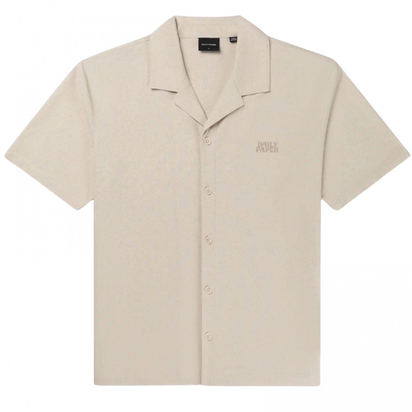 Camicia Daily Paper Linen SS Shirt BEIGE
