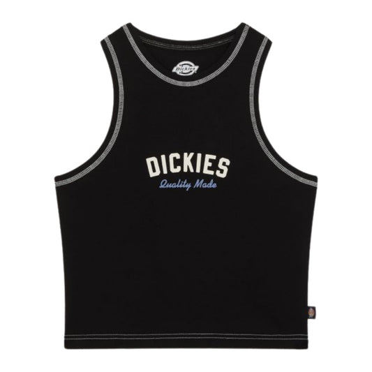 Top Donna Dickies Racer Top NERO