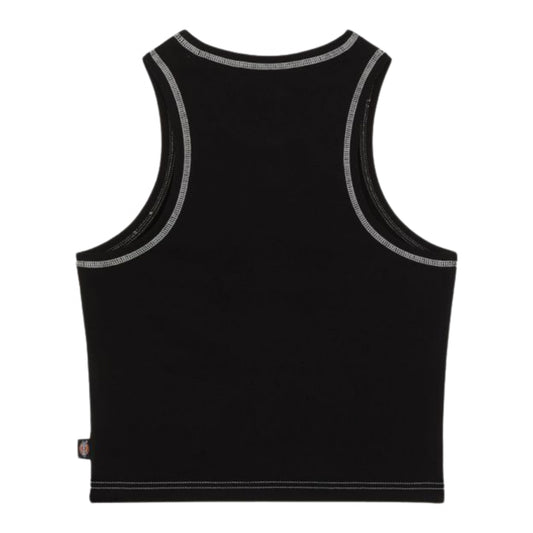 Top Donna Dickies Racer Top NERO