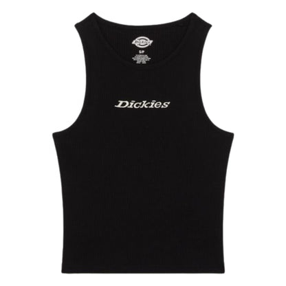 Top Donna Dickies Rib Top NERO