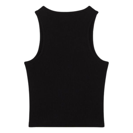 Top Donna Dickies Rib Top NERO