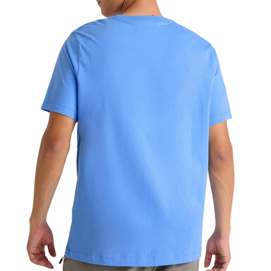 Maglietta Nike Sportswear Club Tee Basic AZZURRO