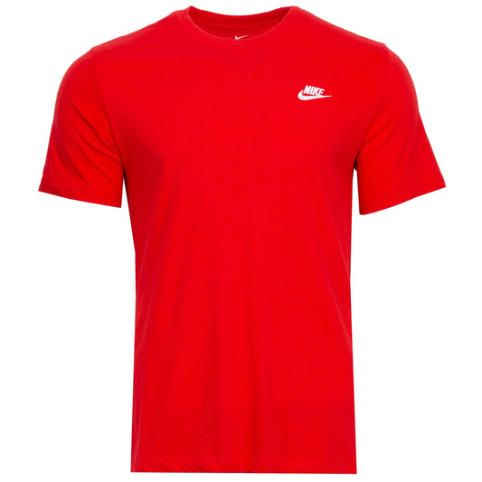 Maglietta Nike Sportswear Club Tee Basic ROSSO