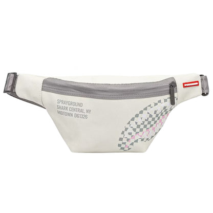 Marsupio Sprayground Cream Check Shark Central Crossbody