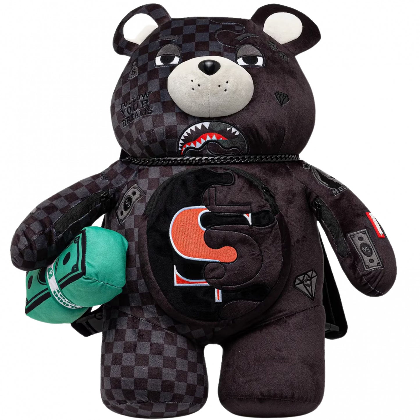 Orso Sprayground Unfinished Shark Teddy Bear