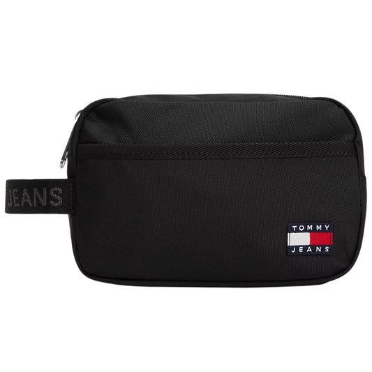 Pouchette Tommy jeans Essential Daily Washbag NERO