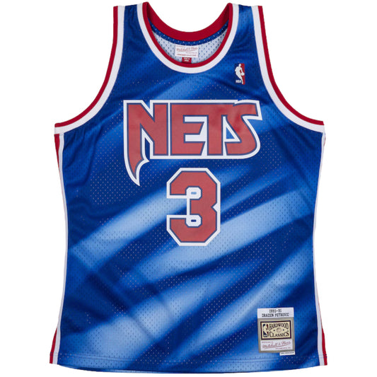 Canotta M&N Swingman Jersey Nets 1990 Drazen Petro