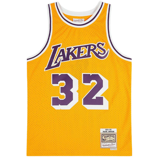 Canotta M&N Swingman Home Jersey Lakers 1984 Magic