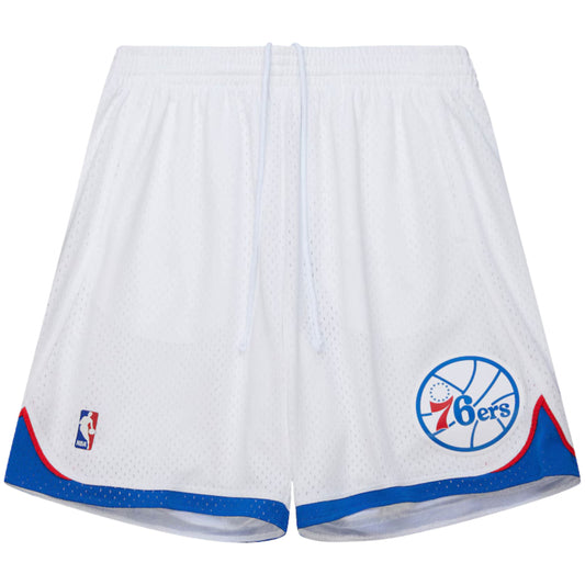 Pantaloncino M&N NBA White Shorts 76ERS 2009