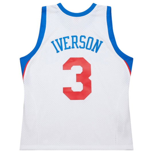 Canotta M&N NBA White Jersey 76ERS 2009 Allen Iver