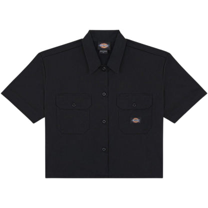 Camicia Dickies SS Cropped Work Shirt NERO