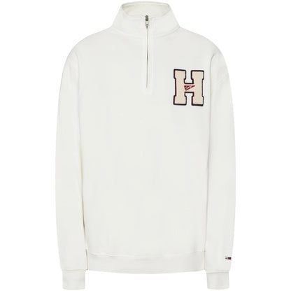 Felpa Tommy Jeans 1/4 Zip Towel Patch
