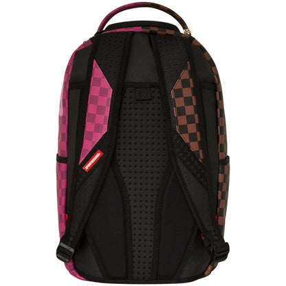Zaino Sprayground Split Sip Pink Check DLXSV Backp UNICO