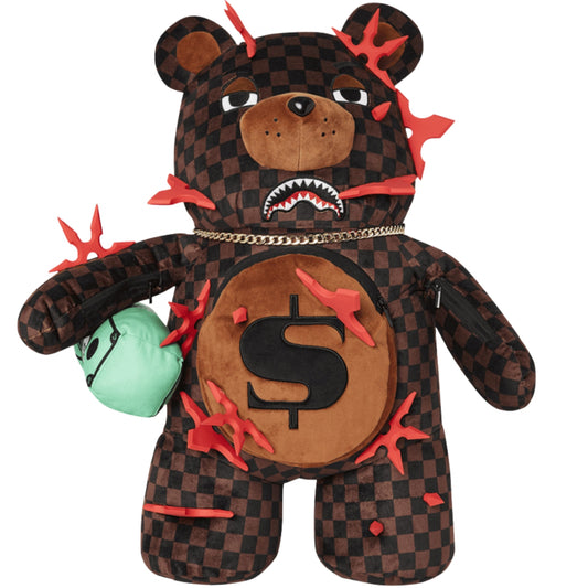 Orso Sprayground Ninja Star Bear Backpack UNICO