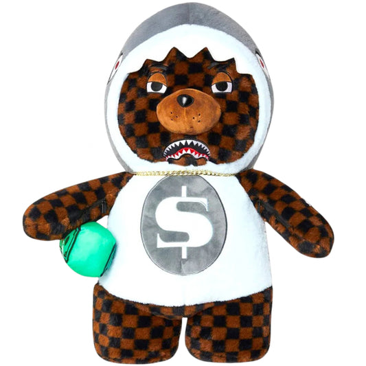Orso Sprayground Money Bear in Shark Costume Bear UNICO