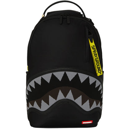 Zaino Sprayground Shark Central Yellow Tape Satin UNICO