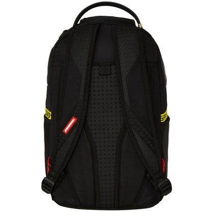 Zaino Sprayground Shark Central Yellow Tape Satin UNICO