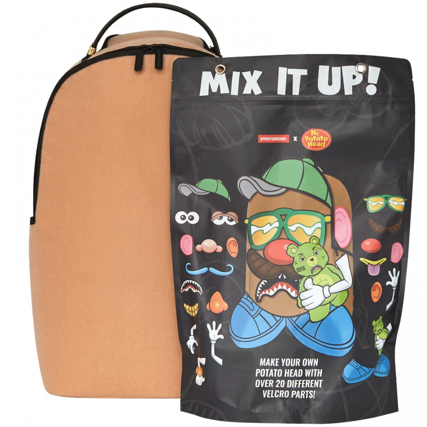 Zaino Sprayground Mr. Potato Head Velcro Patches B UNICO