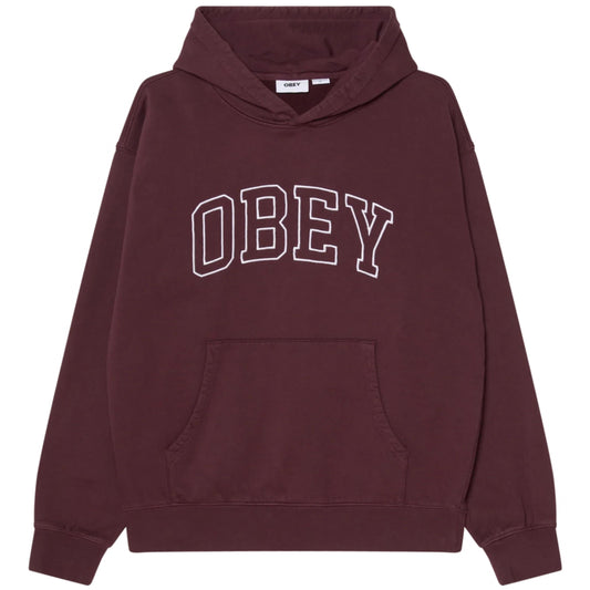Felpa Obey Collegiate Faded Hood Fleece UNICO